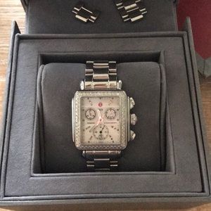 Michele Diamond Deco Watch